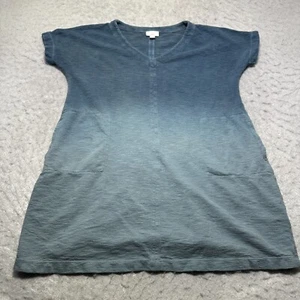 J. Jill Fit Pulloverkleid Midi zweifarbig blau Kurzarm Damen Größe Petite PS - Bild 1 von 12