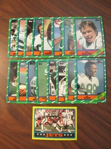 1986 Topps New York JETS Team Set (17c) - Imagen 1 de 1