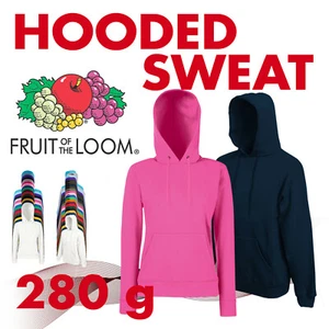 CLASSIC HOODED SWEAT * lady * men * kids * 280 g * Fruit of the Loom - Picture 1 of 13