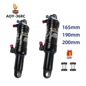 DNM Mountain Bike Air Rear Shock 165/190/200mm Manual Control Lockable Rebound - Picture 1 of 17