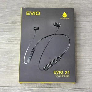 EVIO x1 Bluetooth Wireless Headphones with Volume/Media Controls - Black - Picture 1 of 4