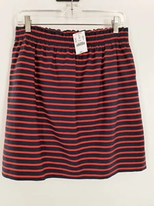 J. Crew gestreifter Damenrock Größe 8 neu mit Etikett 061 - Bild 1 von 5