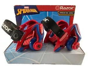 Ruedas de tacón Razor Spider-Man Jetts SPARKING - Se ajusta a la mayoría de los tamaños **NUEVAS - Imagen 1 de 13