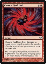 CHAOTIC BACKLASH FOIL Eventide MTG Magic the Gathering Cards DJMagic