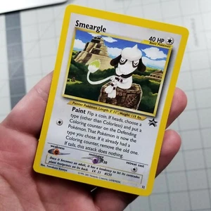 Tarjeta de Pokémon Smeargle Black Star Promo 32 WOTC casi nueva/como nueva - Imagen 1 de 4