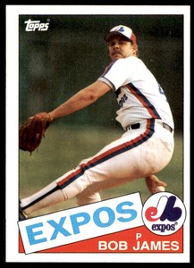 1985 Topps! Bob James A Baseball Cards #114