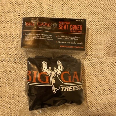 Big Game Waterproof Tree Stand Seat Cover Adjustable to 23 x 16 Inch - Image 1 of 2