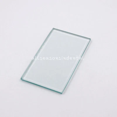 Placa de laje de vidro para laboratório odontológico para misturar composições tamanho 124mm*78mm*7mm - Imagem 1 de 4