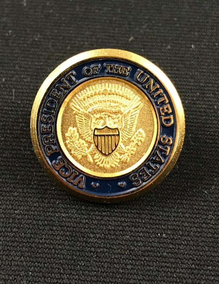 De Colección Al Gore U.S. Vicepresidente Sello Oficial Esmalte Pin 3/4" con Original Caja WOW! Foto 1 de 3