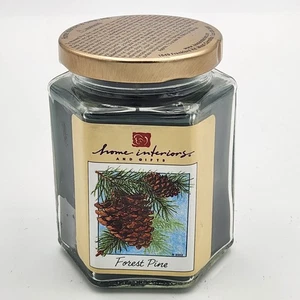 Vintage Home Interiors Glaskerze Wald Kiefer 7,5 oz sehr duftend Weihnachten NEU - Bild 1 von 3
