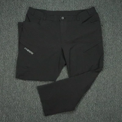 Kuiu Pants Men 46x32 Black Attack Cargo Zip Pockets Hunting Hiking Outdoors - Image 1 of 4