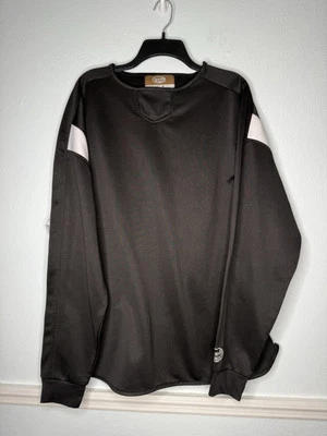 Louisville Slugger Shirt Mens XL Black Long Sleeve Windbreaker Pullover - Image 1 of 4