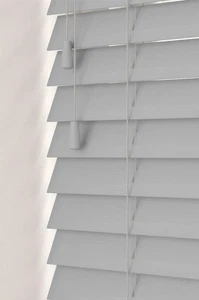 SWISH FAUX WOOD 50MM VENETIAN BLIND WHITE 90cm x 160cm CUT TO SIZE - Picture 1 of 2