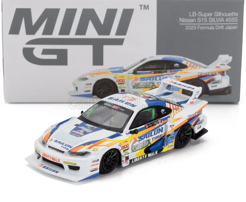 1/64 MINI-GT - NISSAN - SILVIA (S15) LB SUPER SILHOUETTE N 555 FORMULA MGT00895- - Immagine 1 di 1