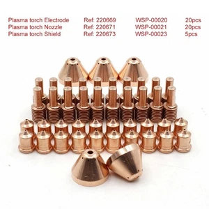 45X Plasma Electrode Nozzle 220673 220669 220671 Fit For 45-Cutter Torch - Picture 1 of 6