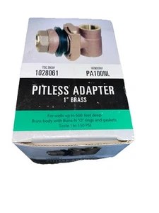 Wasserquelle PA100NL Pitless Adapter, Messing, 1 Zoll - Menge 1 - Bild 1 von 2