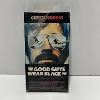 Good Guys Wear Black VHS SEALED Watermarks Vestron Chuck Norris VTG  - Image 1 of 4
