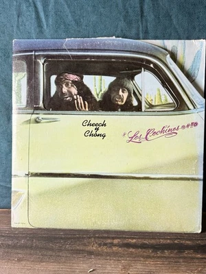 Cheech & Chong Los Cochinos LP 1973 Ode SP 77038 Die-Cut Car Door VG - Image 1 of 4