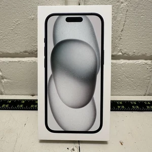Apple iPhone 15 Noir 128 Go - Boîte vide UNIQUEMENT - Photo 1 sur 5