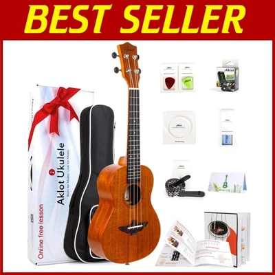 Концертный комплект укулеле для взрослых с аксессуарами - Изображение 1 из 4
