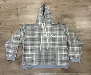 Sudadera con capucha Billie Eilish Happier Than Ever a cuadros algodón orgánico talla grande - Imagen 1 de 8