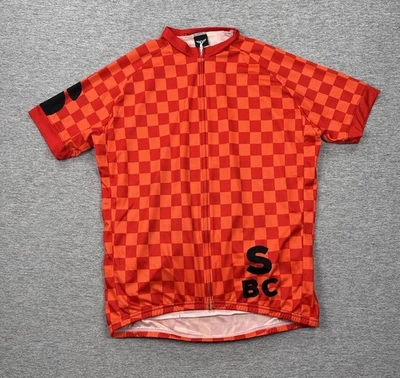 Camiseta deportiva de ciclismo Twin Six para hombre 2XL Club Raglán rojo naranja Country Speedy Bike Club Foto 1 de 4