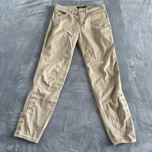Lauren Ralph Lauren Khaki Button Accent Pants Women's Size 0 - Picture 1 of 11