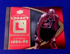 2008-09 UPPER DECK MICHAEL JORDAN LEGACY PROOF MEMORABILIA JERSEY AUTHENTIC - Picture 1 of 3