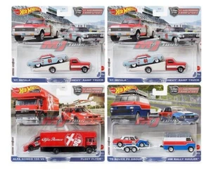 Hot Wheels 1:64 Team Transport 2023 FLF56-956U Set of 4 Diecast Model Car Chevy - Picture 1 of 1