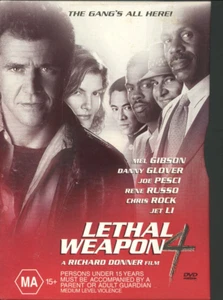 Estuche a presión Lethal Weapon 4 DVD (Región 4) - Imagen 1 de 2