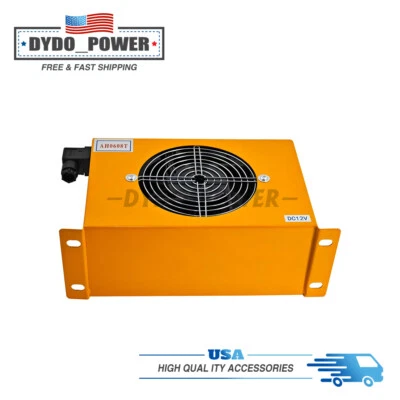 Radiador de aceite refrigerado por aire hidráulico AH0608T-CA DC12V 1,8 KW 60 L/min Foto 1 de 4
