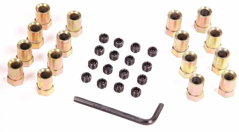 Mr Gasket 923G Nuts 3/8" For Aluminum Rocker Arms SB Chevy Pontiac Ford - Image 1 of 1