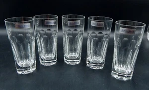 Villeroy & Boch Bernadotte 24% Lead Crystal Highball Glass 6 Inch Tumbler Set/5 - Picture 1 of 11