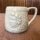 1953 Ksp Coronation Mug Queen Elizabeth Ii Keele Street Pottery Royal Cup Mint