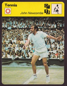 JOHN NEWCOMBE Australia Tennis Player Photo 1979 SPORTSCASTER CARD #48-15A