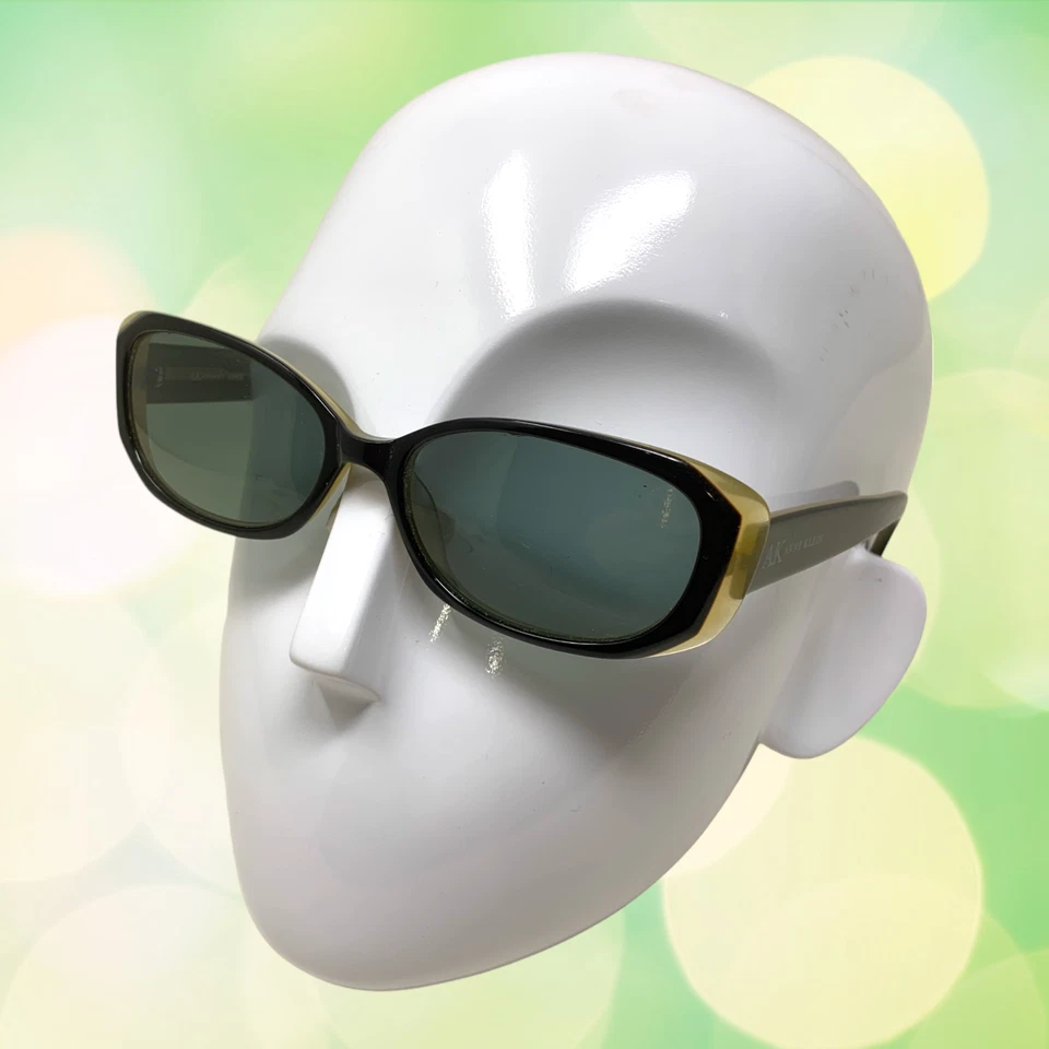 Gafas de sol vintage Y2K AK Anne Klein negro y oliva ojo de gato AK5102 K5137/20 Foto 1 de 4