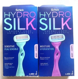 Schick Hydro Silk 5 Sensitive Care Women's Razor 2 Razor Blade Refills(2Pack) - Picture 1 of 3