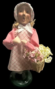 BYERS CHOICE Store Spring/ GIRL w/ Basket**2004 9” Blonde - Picture 1 of 6