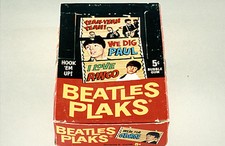 1964 Topps Beatles Plaks Display Box 5x7 color photo