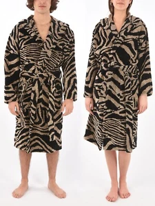 NIB Roberto Cavalli Unisex Painted Tiger Hooded Bathrobe Size S/M Great Gift! - Picture 1 of 7