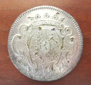 FRANCE-(1719)-CITY OF MARSEILLE GRAND SENESCHAL- LADY LUCK - SILVERED-VERY RARE - Picture 1 of 2