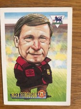 ALEX FERGUSON MANCHESTER UNITED MERLIN PREMIER LEAGUE 1996 CARD