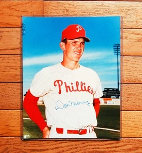 Don Money Autographed 8 x 10 Color Photo Authentic Philadelphia Phillies Vintage - Picture 1 of 3