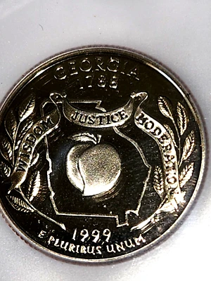 1999-S Georgia-Washington Quarter ICG PR69DCAM! - Image 1 of 4
