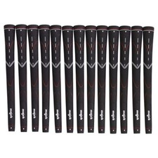 13 Majek All Senior Men's Tour Pro Black Midsize Golf Grips