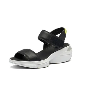 Sandalias de cuña Sorel Explorer Blitz Stride negras piedra lunar talla 9,5 para mujer - Imagen 1 de 6