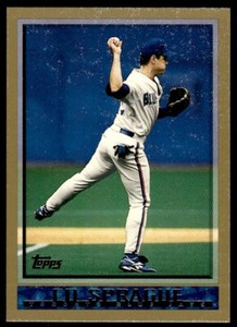 1998 Topps Baseball Card Ed Sprague Toronto Blue Jays #428
