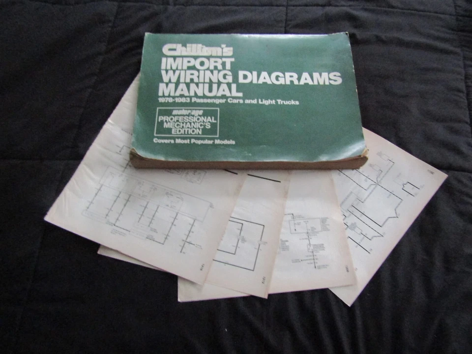 JUEGO DE HOJAS DIAGRAMAS DE CABLEADO DE GRAN TAMAÑO VOLKSWAGEN RABBIT SCIROCCO 1978-1983 Foto 1 de 1