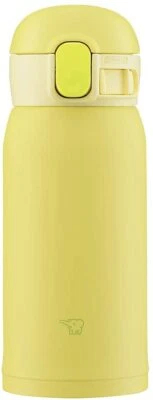 ZOJIRUSHI Water Bottle Stainless 360ml SM-WA36-YA Lemon New in Box - Image 1 of 4