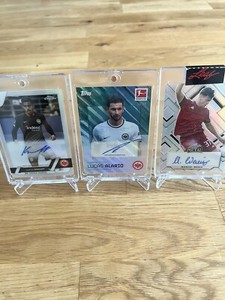 Topps Chrome Knauff; Leaf RC Little /35, Signing Alario /49 Eintracht Frankfurt